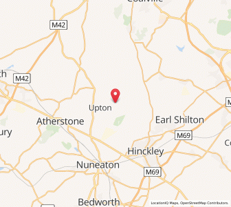Map of Shenton, EnglandEngland