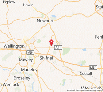 Map of Sheriff Hales, EnglandEngland