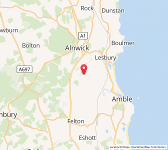 Map of Shilbottle, EnglandEngland