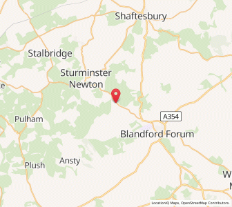 Map of Shillingstone, EnglandEngland