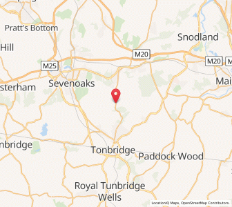 Map of Shipborne, EnglandEngland