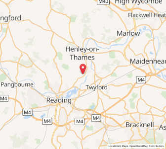 Map of Shiplake, EnglandEngland