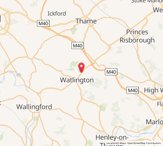 Map of Shirburn, EnglandEngland