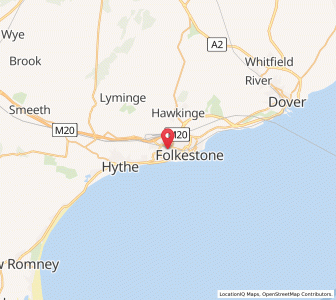 Map of Shorncliffe Camp, EnglandEngland