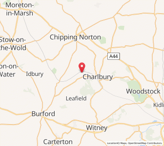 Map of Shorthampton, EnglandEngland