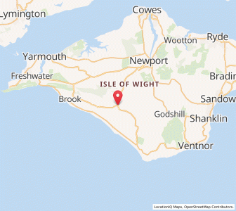 Map of Shorwell, EnglandEngland