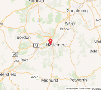 Map of Shottermill, EnglandEngland