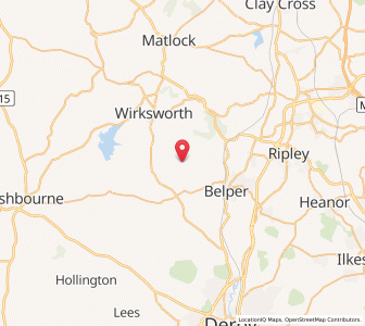 Map of Shottle, EnglandEngland