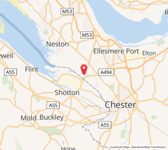 Map of Shotwick, EnglandEngland