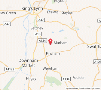 Map of Shouldham, EnglandEngland
