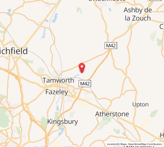 Map of Shuttington, EnglandEngland