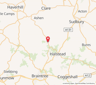 Map of Sible Hedingham, EnglandEngland