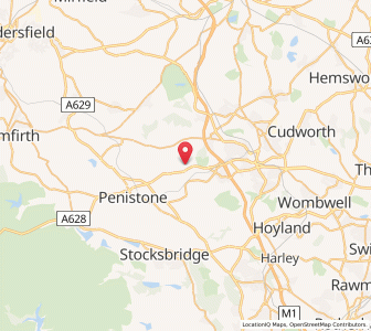 Map of Silkstone, EnglandEngland