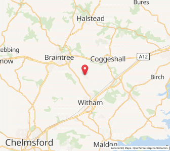 Map of Silver End, EnglandEngland