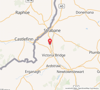 Map of Sion Mills, Northern IrelandNorthern Ireland