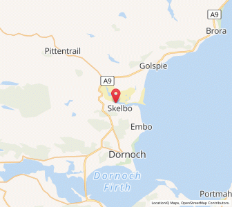 Map of Skelbo, ScotlandScotland