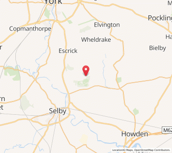 Map of Skipwith, EnglandEngland