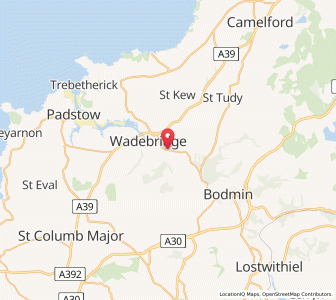 Map of Sladesbridge, EnglandEngland