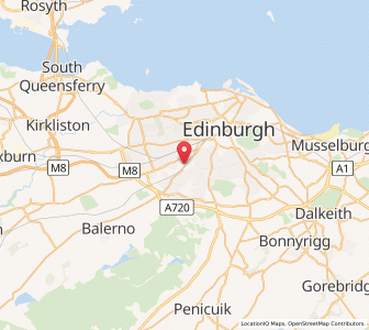 Map of Slateford, ScotlandScotland