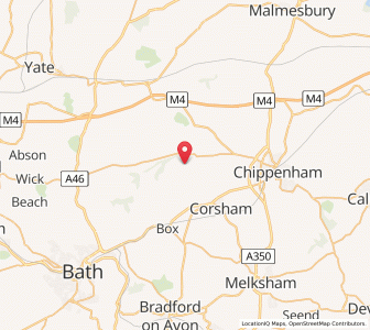 Map of Slaughterford, EnglandEngland