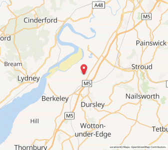 Map of Slimbridge, EnglandEngland