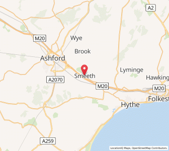 Map of Smeeth, EnglandEngland