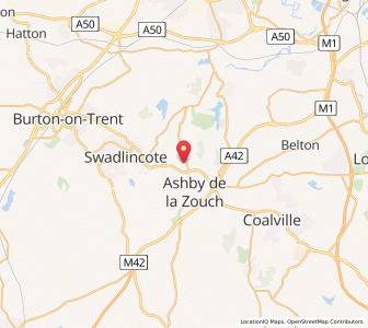 Map of Smisby, EnglandEngland