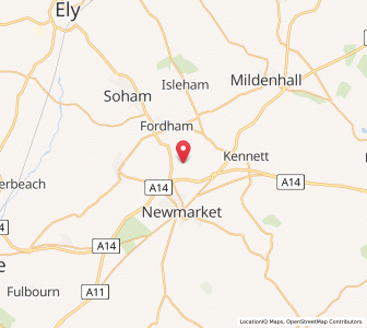 Map of Snailwell, EnglandEngland