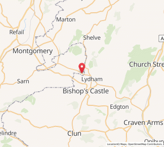 Map of Snead, WalesWales