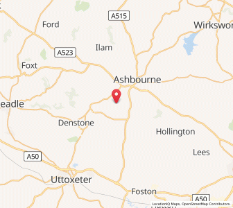 Map of Snelston, EnglandEngland