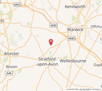 Map of Snitterfield, EnglandEngland