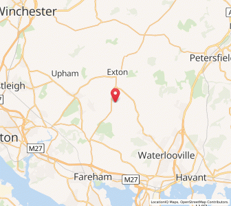 Map of Soberton, EnglandEngland