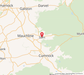 Map of Sorn, ScotlandScotland