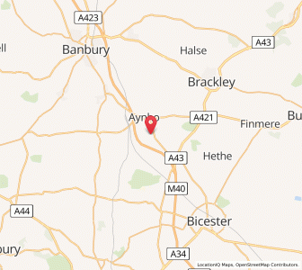 Map of Souldern, EnglandEngland