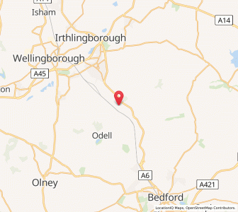 Map of Souldrop, EnglandEngland