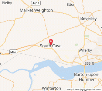 Map of South Cave, EnglandEngland