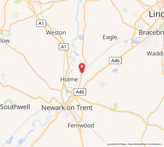 Map of South Collingham, EnglandEngland