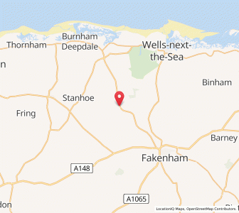 Map of South Creake, EnglandEngland