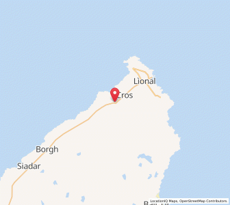 Map of South Dell, ScotlandScotland