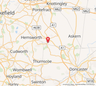 Map of South Elmsall, EnglandEngland