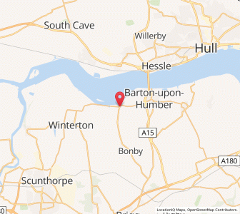 Map of South Ferriby, EnglandEngland