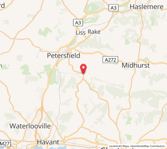 Map of South Harting, EnglandEngland