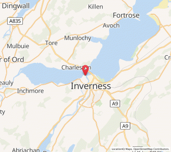 Map of South Kessock, ScotlandScotland