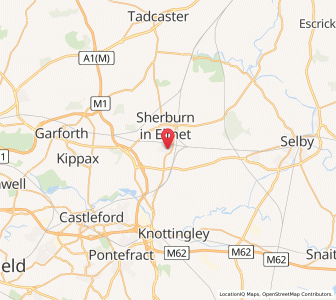 Map of South Milford, EnglandEngland