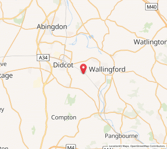 Map of South Moreton, EnglandEngland