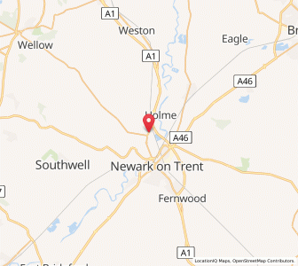 Map of South Muskham, EnglandEngland