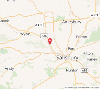 Map of South Newton, EnglandEngland