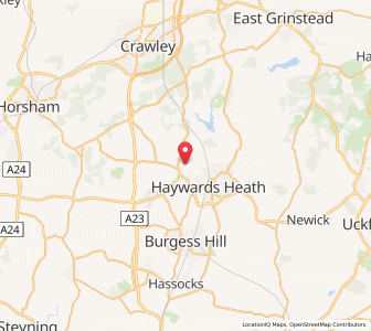 Map of South Nutfield, EnglandEngland