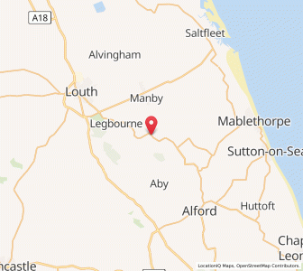 Map of South Reston, EnglandEngland