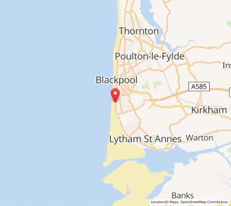 Map of South Shore, EnglandEngland